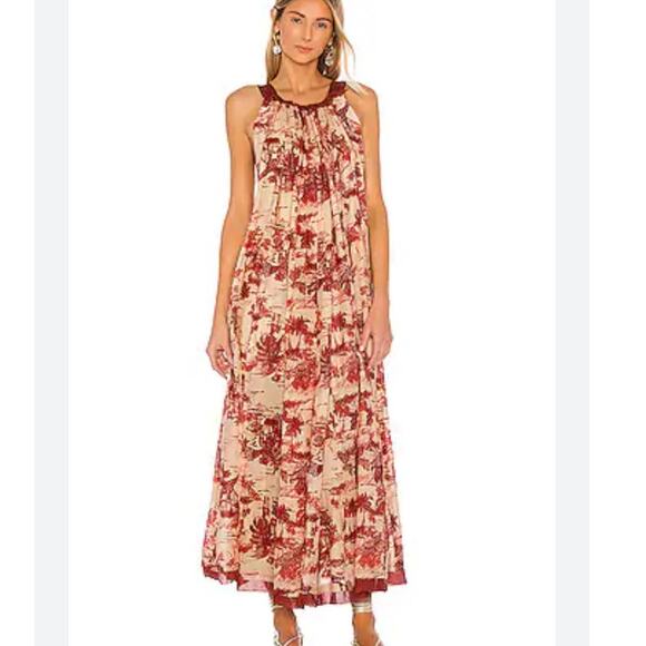 Free People Dresses & Skirts - Free People Tropical Toile Maxi Dress size S